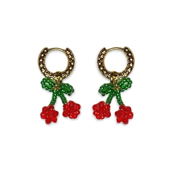 VINNIE earrings Cherry