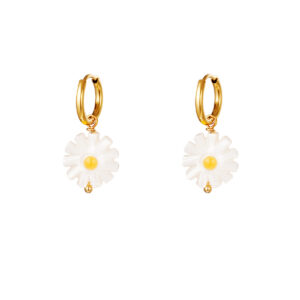 VITTORIA earrings White Flower