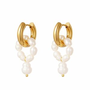 VIVIANE earrings Gold Pearls