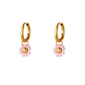 VYELLA earrings Pink Flower