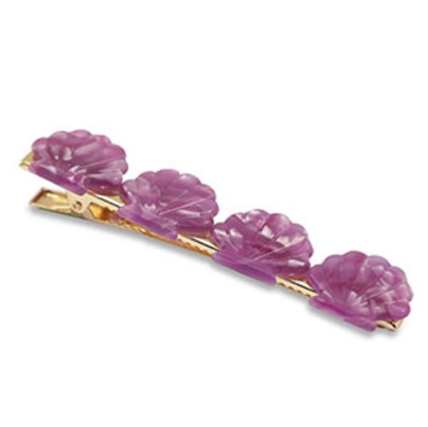 WHITNEY hairslide Shell Purple