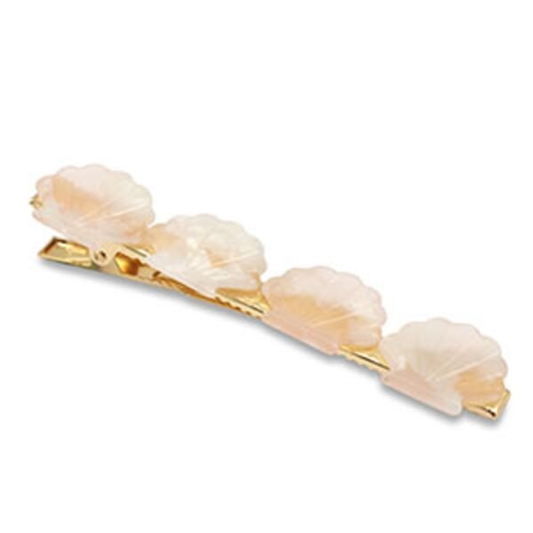 WHITNEY hairslide Shell White