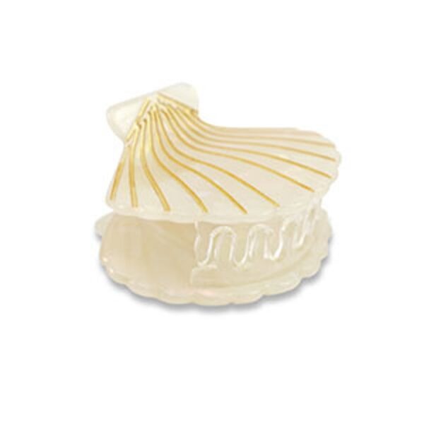 WYNN hairclip Shell White